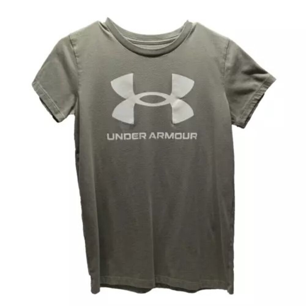 Under Armour Women’s Loose Fit Short Sleeve T-Shirt Size XS Light Olive Green‎